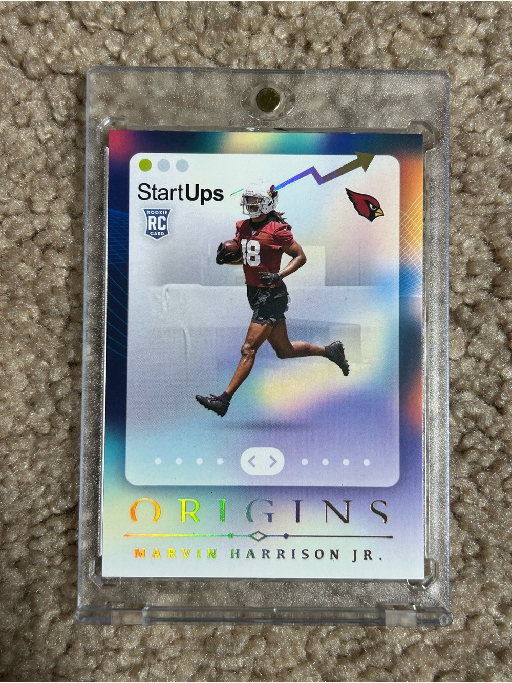 2024 Origins Rookie Marvin Harrison Jr. #15 StartUps Card